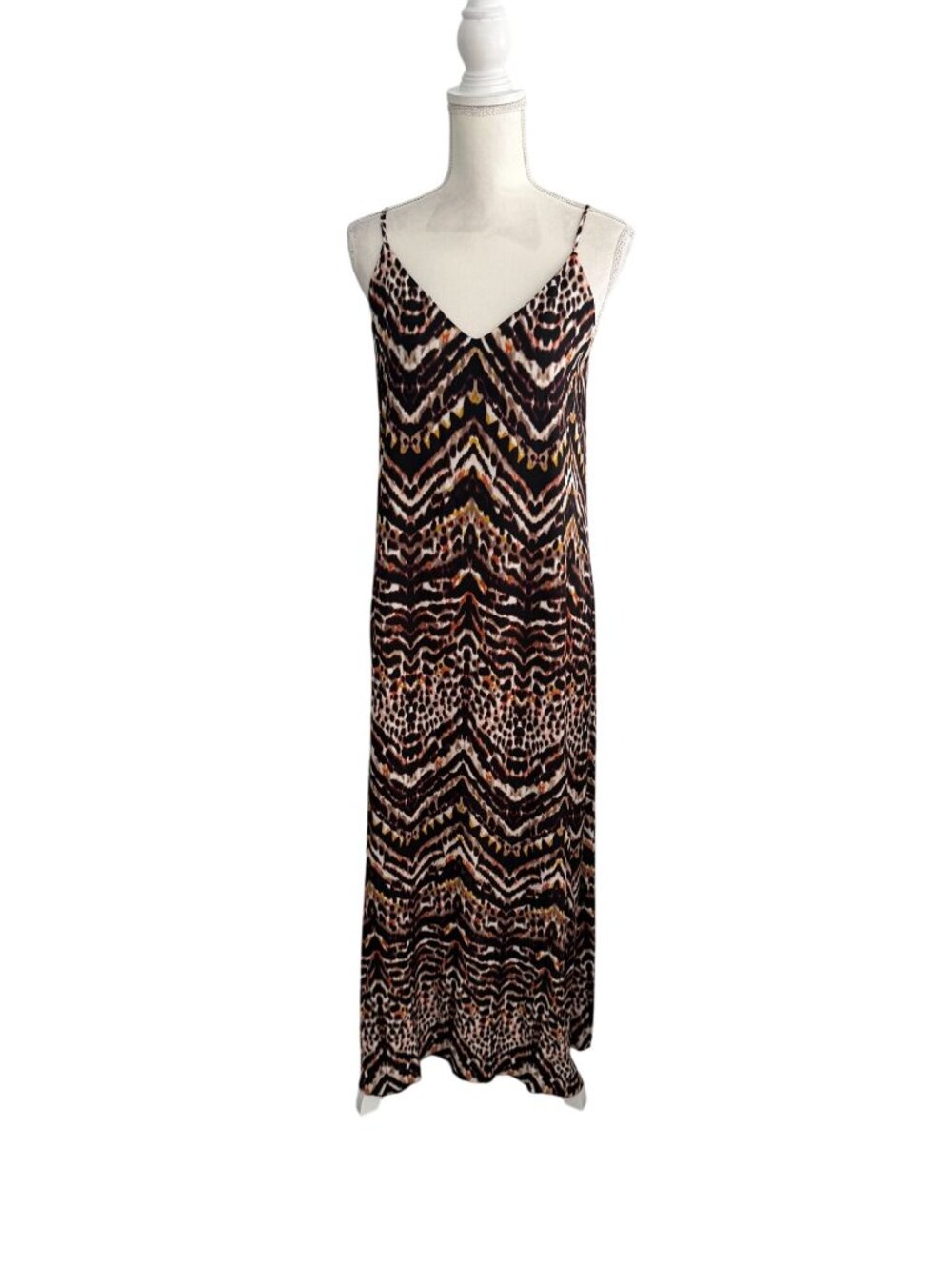 ELAN Animal Print Maxi Dress Size Large NEW NWT - Picture 4 of 8